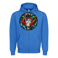 True Royal Christmas skull Zipper Hoodie - RanaPortraitStore