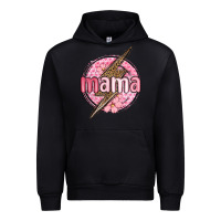 Black mama lightning bolt valentine s day Urban Hoodie - MaliasSmallBusiness
