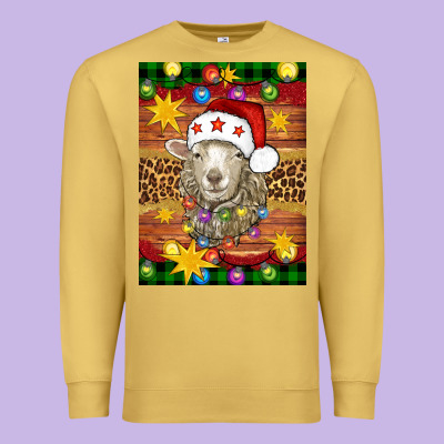 Christmas Sheep Air Freshener Premium Sweatshirt Designed By Artiststas