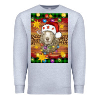 Heather Grey Christmas sheep air freshener Premium Sweatshirt - Artiststas