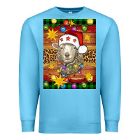 Ocean Blue Christmas sheep air freshener Premium Sweatshirt - Artiststas