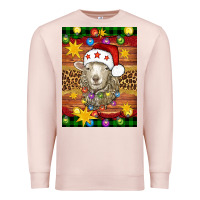 Pale Pink Christmas sheep air freshener Premium Sweatshirt - Artiststas
