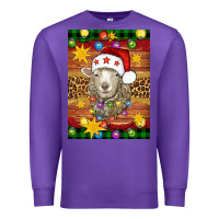 Purple Christmas sheep air freshener Premium Sweatshirt - Artiststas