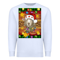 White Christmas sheep air freshener Premium Sweatshirt - Artiststas