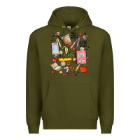 Army Green can't talk right now doing teacher stuff Premium Hoodie - MaliasSmallBusiness