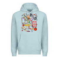 Blue Mist can't talk right now doing teacher stuff Premium Hoodie - MaliasSmallBusiness