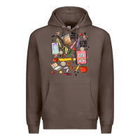 Coffee can't talk right now doing teacher stuff Premium Hoodie - MaliasSmallBusiness