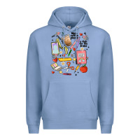 Colony Blue can't talk right now doing teacher stuff Premium Hoodie - MaliasSmallBusiness
