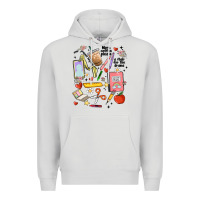 Dove Grey can't talk right now doing teacher stuff Premium Hoodie - MaliasSmallBusiness