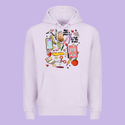 Can't Talk Right Now Doing Teacher Stuff Premium Hoodie Designed By Maliassmallbusiness