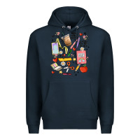 Navy can't talk right now doing teacher stuff Premium Hoodie - MaliasSmallBusiness