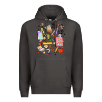 Smoke can't talk right now doing teacher stuff Premium Hoodie - MaliasSmallBusiness