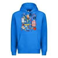True Royal can't talk right now doing teacher stuff Premium Hoodie - MaliasSmallBusiness