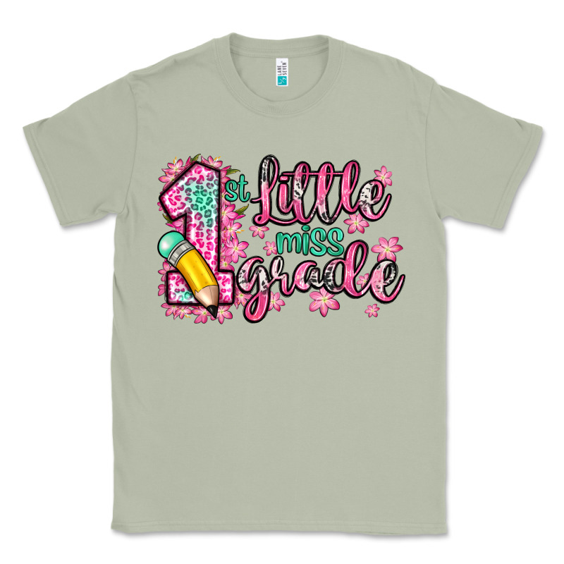Little Miss 1st Grade Classic Tee by Zillion Design Studio | Teevron