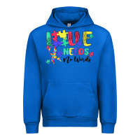 Cobalt love needs no words autism Urban Hoodie - MaliasSmallBusiness