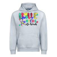 Heather Grey love needs no words autism Urban Hoodie - MaliasSmallBusiness