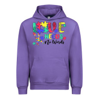 Tulip love needs no words autism Urban Hoodie - MaliasSmallBusiness
