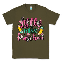 Army Green little miss preschool Classic Tee - Zillion Design Studio