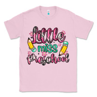 Bubblegum Pink little miss preschool Classic Tee - Zillion Design Studio