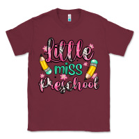 Burgundy little miss preschool Classic Tee - Zillion Design Studio