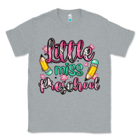 Heather Grey little miss preschool Classic Tee - Zillion Design Studio