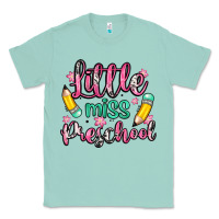 Seafoam little miss preschool Classic Tee - Zillion Design Studio
