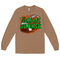 Toasted Coconut football junkie Long Sleeve Tee - texasbilliewilder