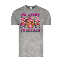 Cloud Rock we fight together breast cancer gnome Vintage Tee - BarkalooDesign