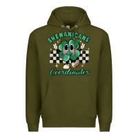 Army Green shenanigans coordinator Premium Hoodie - MaliasSmallBusiness