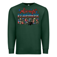Sports Green always remember heroes Premium Sweatshirt - JahusDesignShop