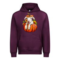 Mauve Wine fall pumpkin lamb nancy cooper Urban Hoodie - NancyCooperArtShop