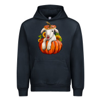 Navy fall pumpkin lamb nancy cooper Urban Hoodie - NancyCooperArtShop