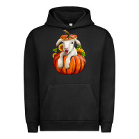 Pigment Black fall pumpkin lamb nancy cooper Urban Hoodie - NancyCooperArtShop