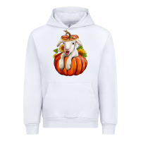 White fall pumpkin lamb nancy cooper Urban Hoodie - NancyCooperArtShop