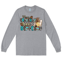 Heather Grey more espresso less depresso Long Sleeve Tee - Zillion Design Studio