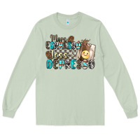 Matcha more espresso less depresso Long Sleeve Tee - Zillion Design Studio