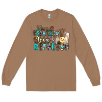 Toasted Coconut more espresso less depresso Long Sleeve Tee - Zillion Design Studio