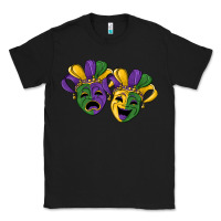 Black mardi gras mask Classic Tee - RanaPortraitStore