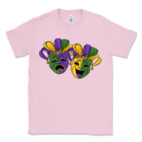 Bubblegum Pink mardi gras mask Classic Tee - RanaPortraitStore