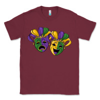 Burgundy mardi gras mask Classic Tee - RanaPortraitStore