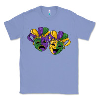 Colony Blue mardi gras mask Classic Tee - RanaPortraitStore