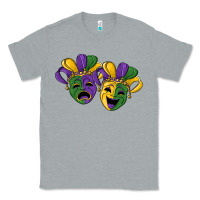 Heather Grey mardi gras mask Classic Tee - RanaPortraitStore