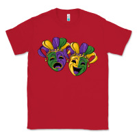 Red mardi gras mask Classic Tee - RanaPortraitStore