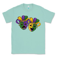 Seafoam mardi gras mask Classic Tee - RanaPortraitStore