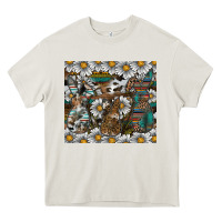 Cream easter Heavy Core Tee - CowhideDigitalArt
