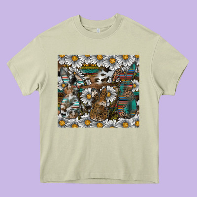 Easter Heavy Core Tee Designed By Cowhidedigitalart