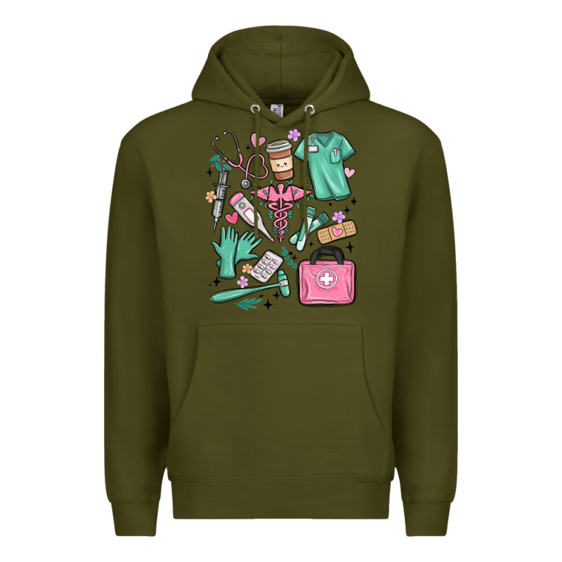 Can't Talk Right Now Doing Medical Assistant Stuff Premium Hoodie by MaliasSmallBusiness | Teevron