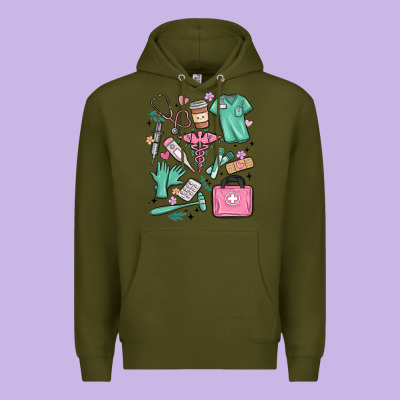 Can't Talk Right Now Doing Medical Assistant Stuff Premium Hoodie Designed By Maliassmallbusiness