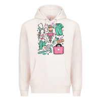 Pale Pink can't talk right now doing medical assistant stuff Premium Hoodie - MaliasSmallBusiness
