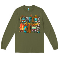 Army Green campers gonna camp Long Sleeve Tee - Zillion Design Studio